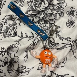 M&M World Las Vegas Orange Keychain Figure